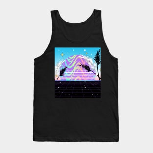 Pastel Psychedelic Sunset Tank Top